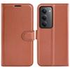 Для Xiaomi Redmi 15 5G (США) (171 мм)/Xiaomi Redmi 15 4G (США) (171 мм) Чехол Кожаный бумажник с текстурой личи, противоударный, для телефона
