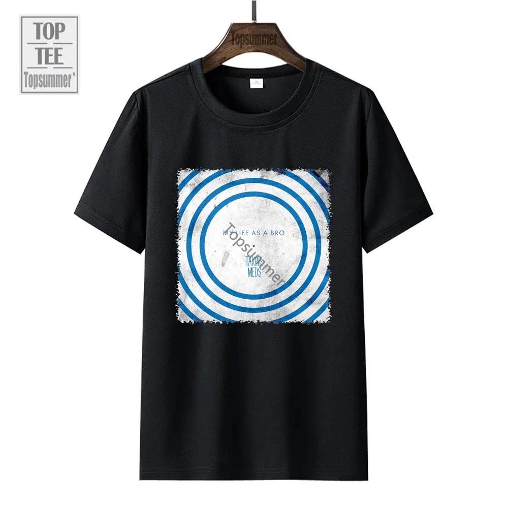 Футболка с альбомом My Life as a Bro, футболка с короткими рукавами в стиле хип-хоп и рок, футболка FeUnisex, черная одежда