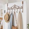 Multiple Hooks Over Door Hook Rack No Drill Door Hanging Rack  Bedroom Organization