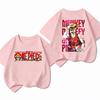 Bandai One Piece Luffy Kids TShirt 100 Cotton Boys Girls Summer Short Sleeve Clothes Children Anime Double Sided Graphic Tees