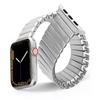 Elastic Metal Watchband For iWatch Series 8 7 6 5 4 3 2 1 Ultra Stainless Steel Strap For Apple Watch 38/40/41/42/44/45/49mm Expansion Luxury Bracelet