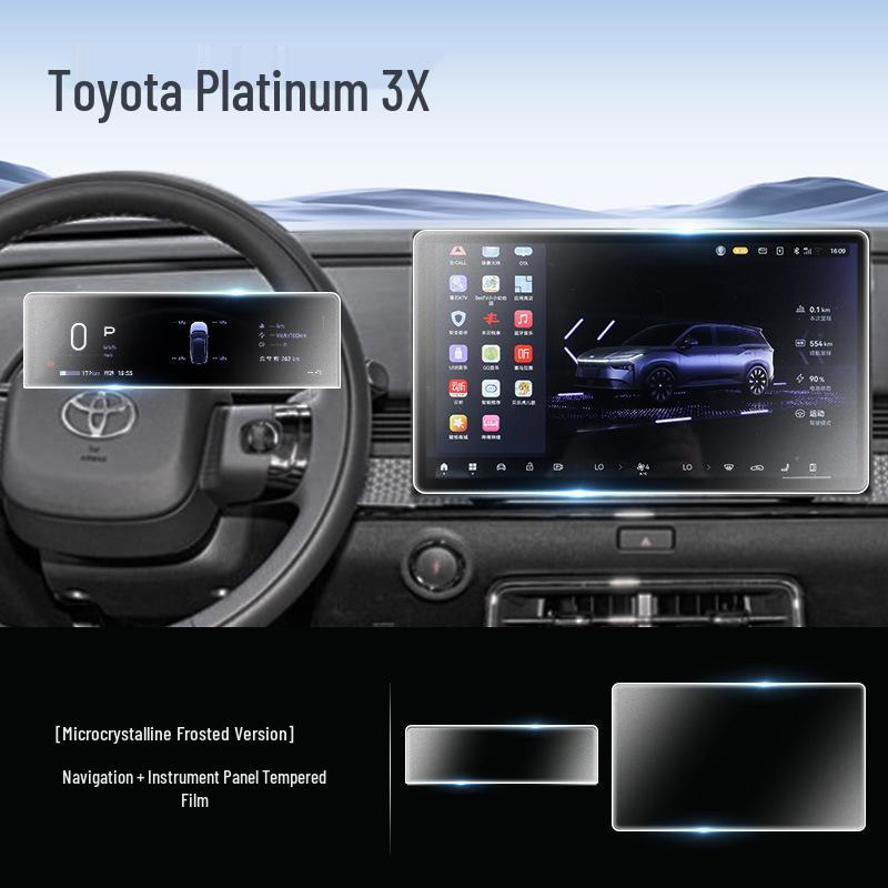 Защитная пленка из закаленного стекла для экрана центральной консоли Toyota Prius 3X
