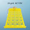 24/36 Grid Eggs Incubator Eggs Automatic Incubator Motor Turn Tray Poultry Incubation Equipment Farm Poultry Hatching Device