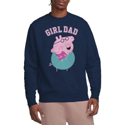 Peppa Pig Unisex Adult Girl Dad Sweatshirt