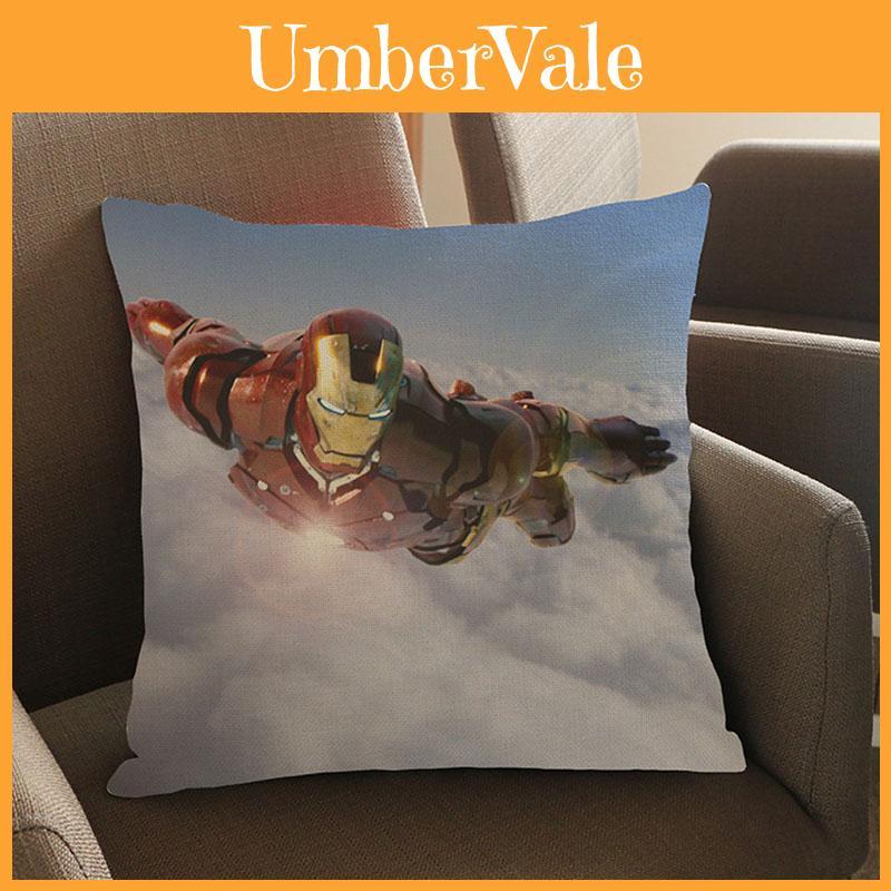 Vibrant Multi-color Avengers Cushion Covers For Home And Office Decoration