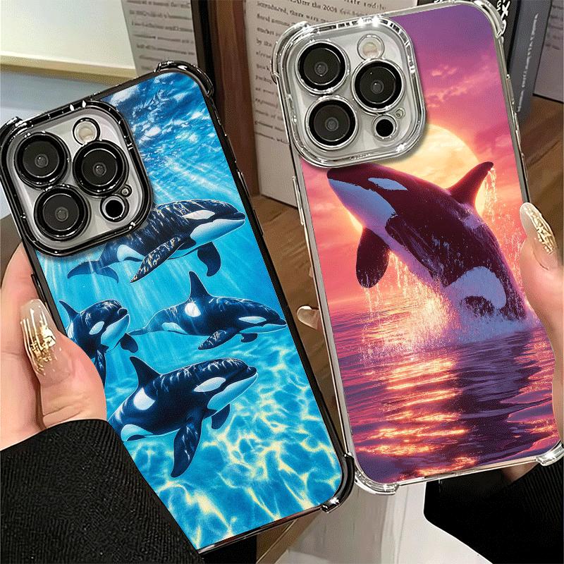 Мягкий чехол для телефона с узором «Косатка в океане» для Xiaomi Poco X7 X8 Pro Max X6 X5 X3 F8 Ultra F7 M8 M7 M5S Redmi 15C 15A 15 14C 13C 12C 13