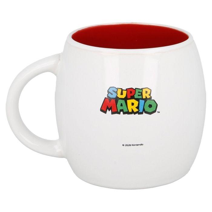 Ceramic Mug - Super Mario - 380ml - White - Not Microwave Safe - Not Dishwasher Safe