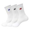 New Balance NB New Balance Flying Logo Men S 3 пары спортивных носков с длинным воротом для фитнеса, белые, многоцветные Nbgedab111 10