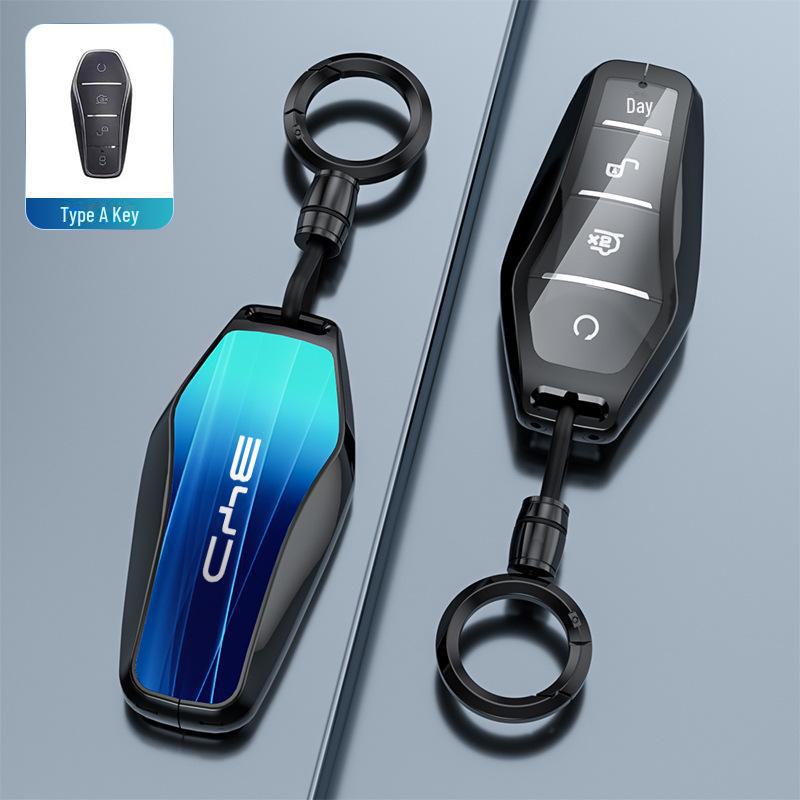 BYD Car Key Cover for Qin Plus, Seagull, Yuan, Dolphin, Destroyer 05, Han EV, Song L, Tang, and Seal Models.