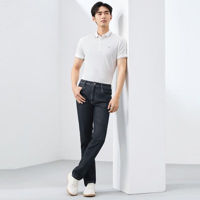 Мужские джинсы прямого кроя Qipai из лайкры с охлаждающим эффектом