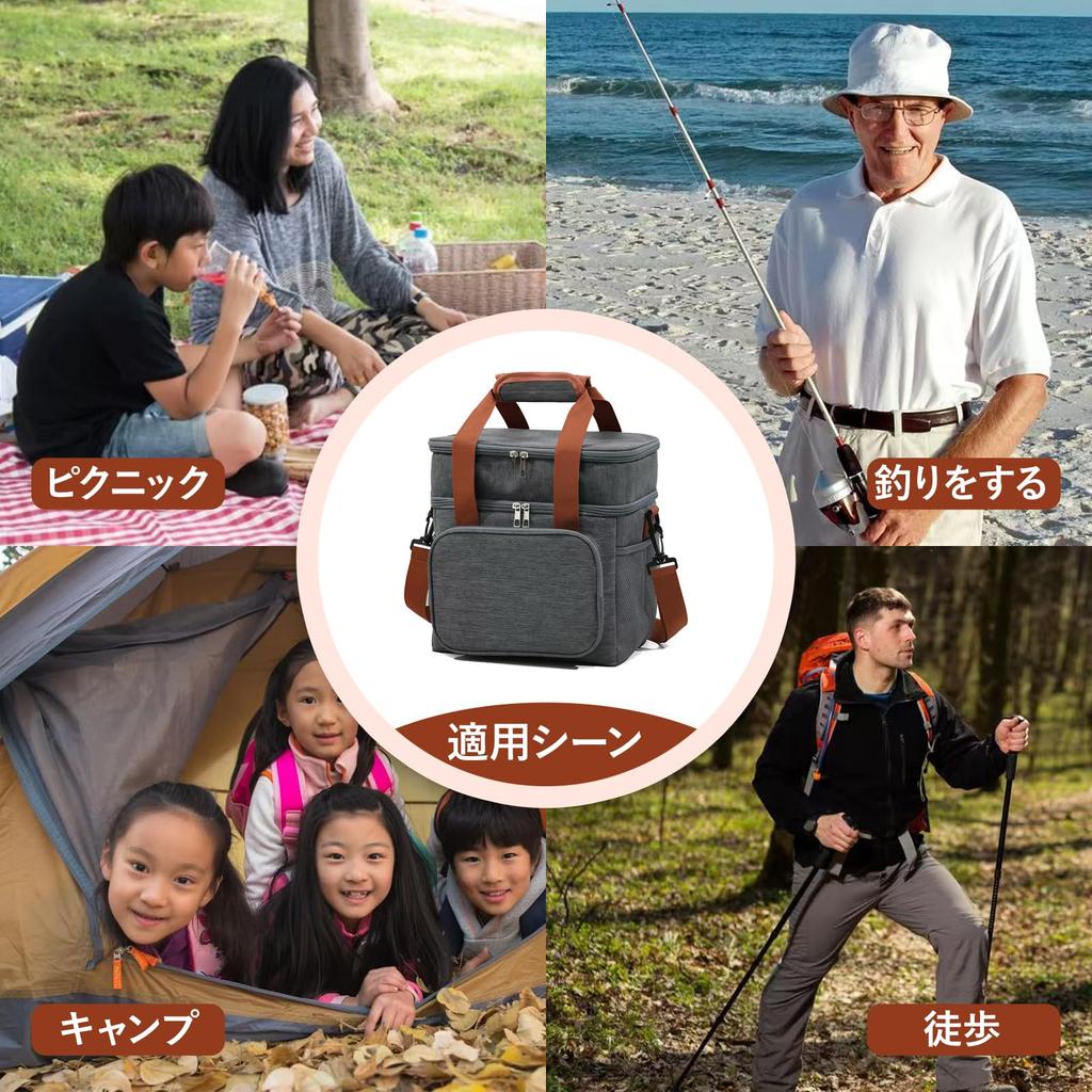 Doyime Soft Cooler Insulated Cooler Bag for Large Abrasion Cold and Heat Can be Carried by Hand or Over the Perfect for Cherry Blossom Bag,