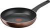 Tefal Frying Pan 26cm IH Gas Fire Free of Harmful Substances Such As and Titanium Excellence Mocha Frying Brown G17205 Compatible, PFOA, Non-stick