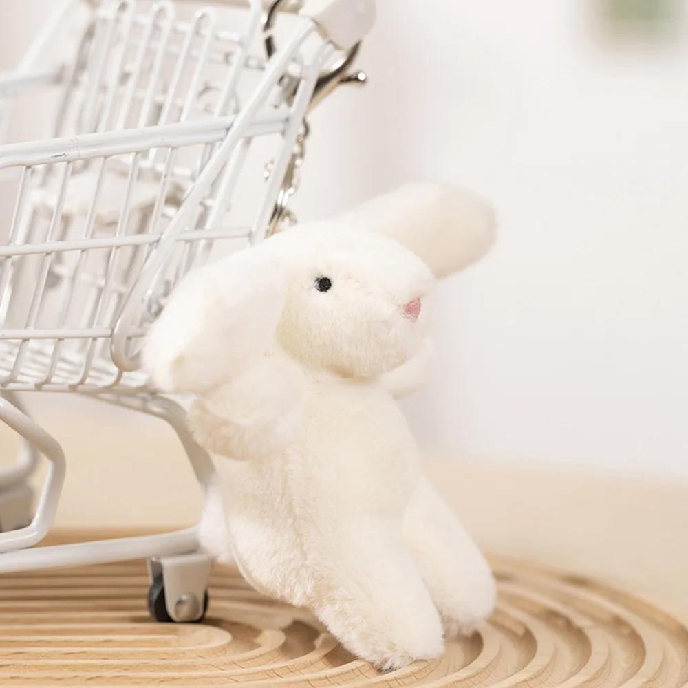 Cute Cartoon Bunny Plush Doll Keychain Girl Ragdoll Backpack Decoration Pendant Gift