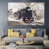 Классический паровоз холст картины плакаты и принты настенные художественные картины для украшения дома гостиной без рам