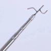 Stainless Steel Telescopic Capture Pole with Pickup Hook Curtain Puller Clothes Dryer Fishing Net Puller Portable Truck Cargo Grabber