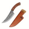 Professional Handmade Forged Chef's Knife Kitchen Knives Meat Cleaver Utility Knife Stainless Steel Boning Knife with Cover