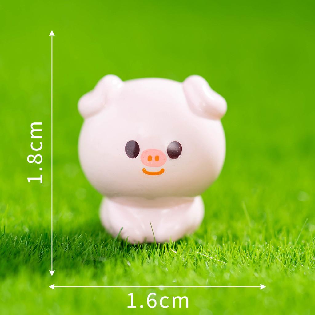 Resin Animal Zodiac Ornament With Cartoon Snake Rabbit Tiger For Decor Desk