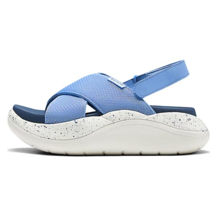 Skechers Легкие мягкие удобные повседневные пляжные сандалии для ношения в дороге Женские сандалии Синие 141514-BLU