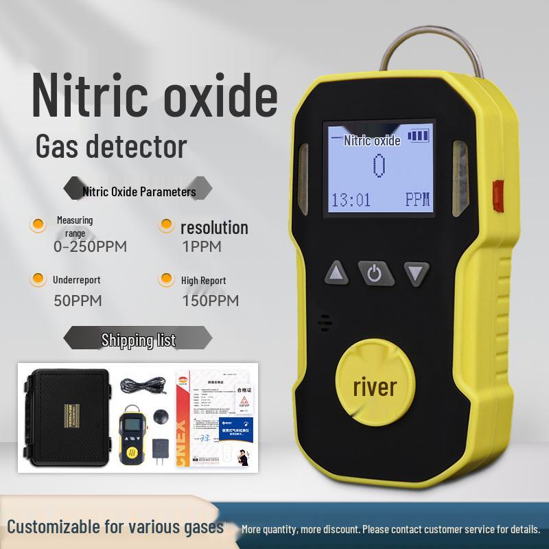 Portable 4-in-1 Gas Detector: Pump-Suction Combustible, Hydrogen Sulfide, Nitrogen, and Oxygen Detection