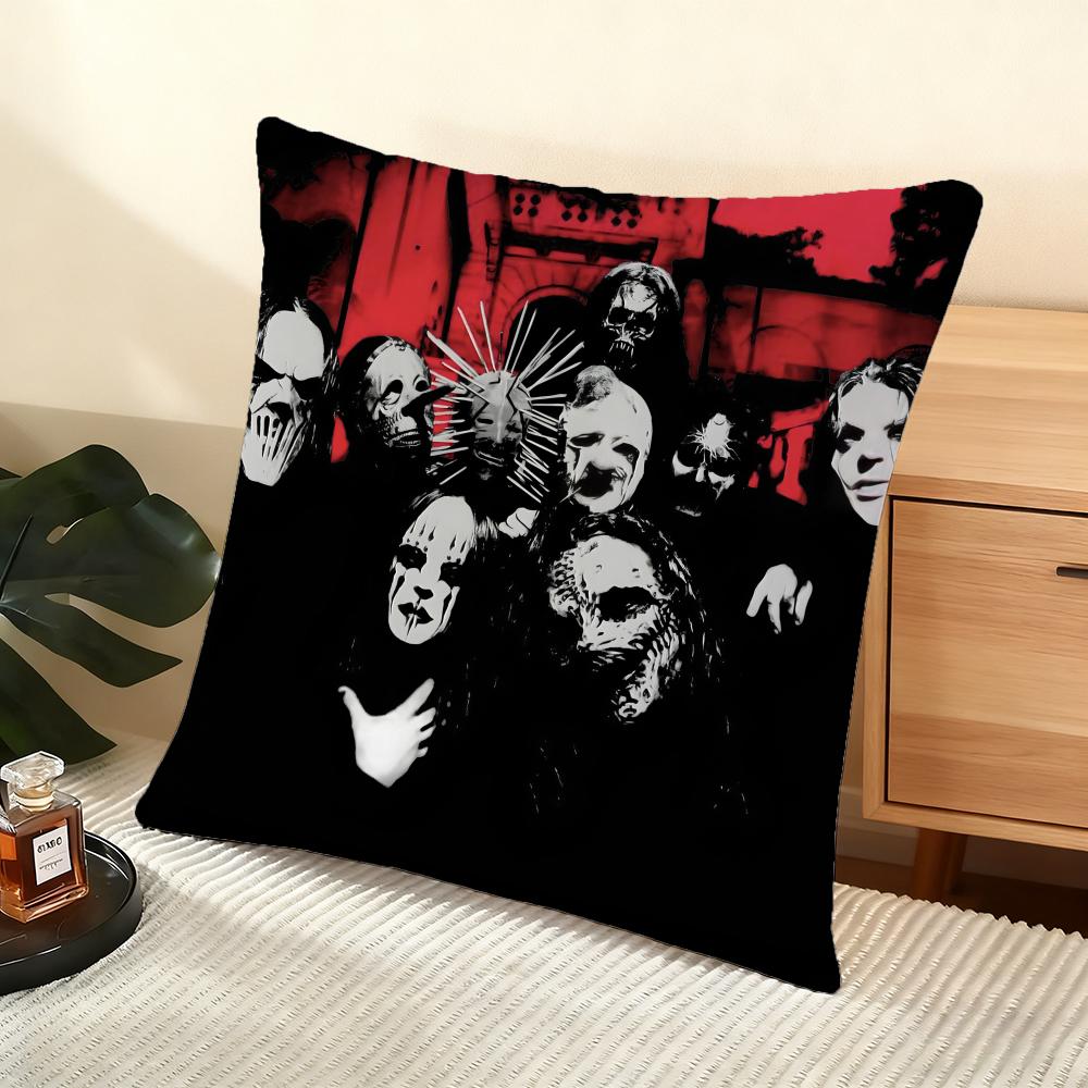 S-Slipknot Наволочка Мягкая Коротковорсовая Наволочка для Подушки Гладкая Уютная Текстура Эстетичная Наволочка Декор для Дома