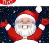 Алмазная картина Санта-Клаус, полная квадратная ручная работа, распродажа, Алмазная вышивка, мультяшная картина со стразами, Рождественский подарок