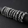 Stainless Steel Men's Bracelet Simple Domineering Punk High Sense Cuban Titanium Steel Bracelet Men's Jewelry