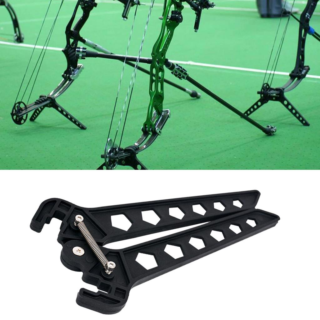 Kick Holder Bracket Compound Bow Foldable Stand Archery Equipment Bow Kick Stand Holder Holder Kick Stand Scissors Stand