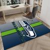 Seattle Seahawks Logo Area Rug for Office, Chair Rug, Decorative Carpet Livingroom Mat, Large Size Fan gifts Christmas gifts