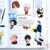 100Pcs/Set Q Jujutsu Kaisen Mini Diary Manual Stickers DIY Scrapbooks Album Decor Decals Stickers