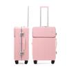 Carry Case with Top Carry Aluminum Side Cup Caster Popular Trunk Equipped with TSA 360 Degree School 2 Nights 3 S Pink [Spyplan] Stopper, Suitcase,