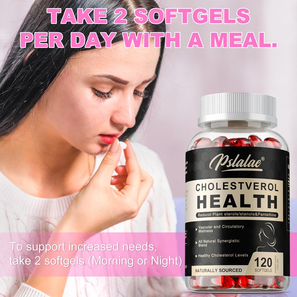 High-purity phytosterol capsules, natural supplements, potent formula, suitable for adults.