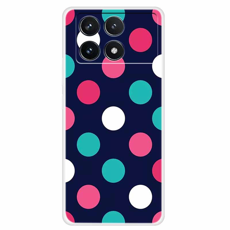 Clear Cover For Xiaomi Poco F6 Pro Case 2024 Paint Soft Silicone TPU Back Cases For Xiaomi Poco F6 Pro 5G Phone Cover Capa Coque