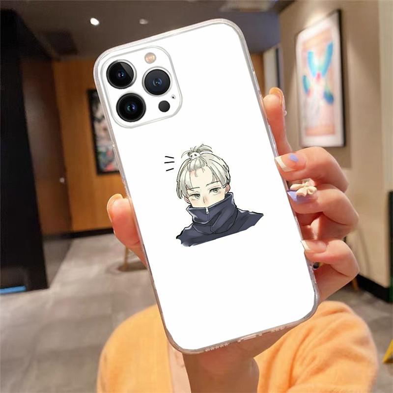 Toge Inumaki Anime Phone Case For iPhone 17 Pro Max Air 16 15 14 13 Pro Max 15 16 Pro 15Plus 16E Silicone Cover