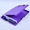 File Folder Organizer with Strong Lock Non-Slip Clips Hanging Holes 3-in-1 Clipboard Pencil Case File