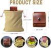 Orchard Foraging Bag Waist Hanging Bag Leather Canvas Picking Bag Jungle Artisan Bag Outdoor Camping Storage Bag Nut Storage Bag