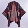DX Thickened Ethnic Style Women's Shawl Autumn and Winter Retro Indian Style Warm Split Cloak Jacket Amazon Wholesale