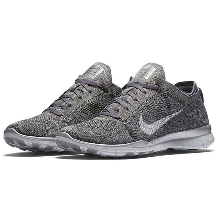 Nike Free TR Comfortable Fabric Cushioning Slip Resistant Abrasion Resistant Low top Casual Running Shoes Women's Gray 804534-002