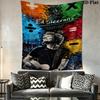 Ed Sheeran Wall Tapestry Aesthetic Wall Hanging Printed Fabric Blanket Decorative Tapestries for Bedroom Living Room Home Decor