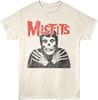Футболка Misfits Череп Скрещенные Руки Мужская С Коротким Рукавом Классический Рок Винтажный Стиль Графические Футболки