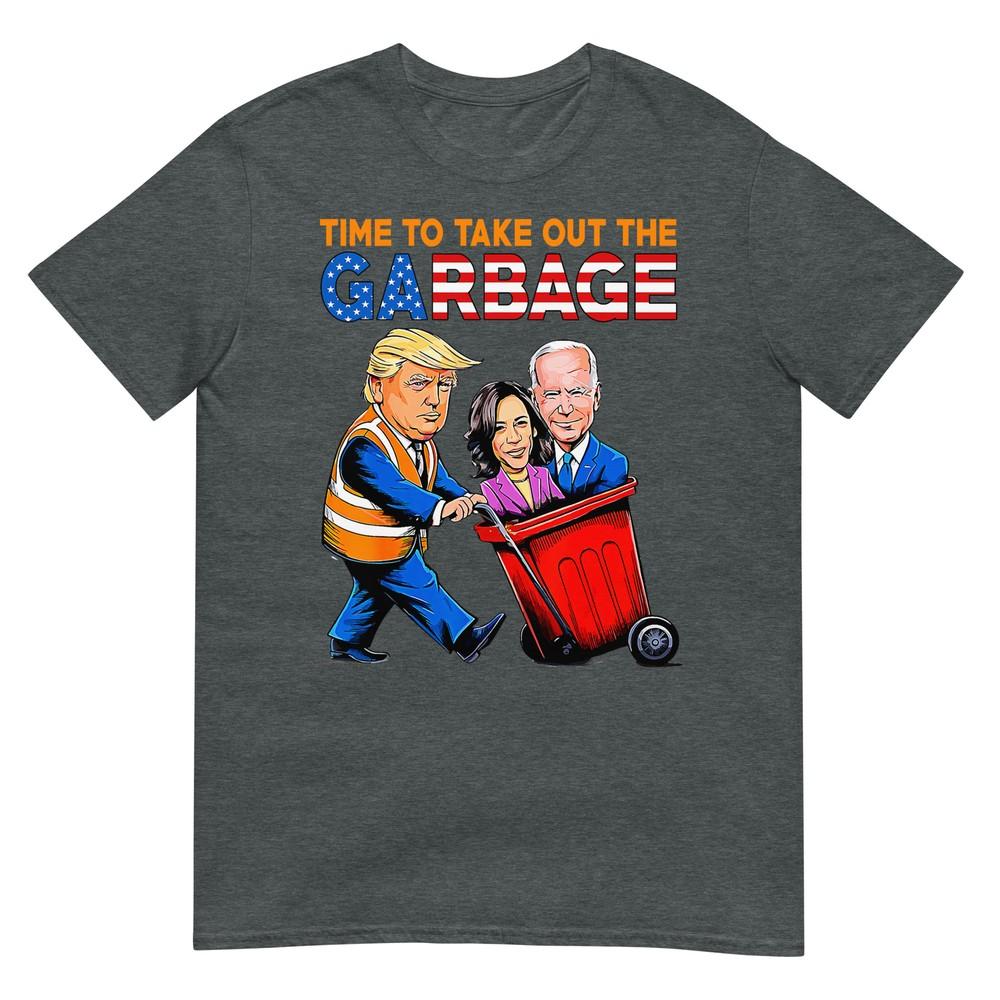 Garbage For Trump 2024 Shirt Time To Take Out Garbage Biden TShirt
