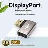Угловой DP 1.4 Адаптер DisplayPort Папа-Мама 90-градусный Разъем для Подключения Домашнего Офисного ПК Ноутбука Монитора