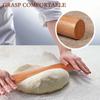 16/30/40cm Non-Stick Cake Fondant Pastry Wooden Rolling Pin Embossed Rolling Pin for Kitchen Cake Roller Crafts Baking