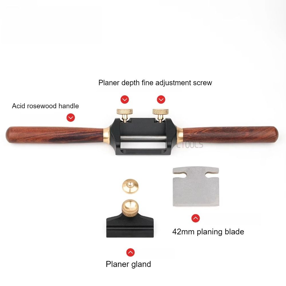 Aluminum Alloy Mini Planer Tool Sharp Precision Scraper Hand Planer Durable Flat Base Planer Woodworking Planer Trimming