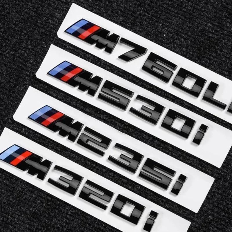 BMW M Series Car ABS Trunk Letter M Logo Badge Sticker for M125i M135i M140i M235i M240i M320i M330i M340i M350i M440i M435i M53 XM2