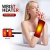 Массажер для запястья с подогревом 3 регулируемых уровня Дышащий фиксатор запястья Тепловая терапия для облегчения теносиновита Спортивная защита