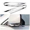 2pcs ABS Chrome Car Rear View Eyebrow Side Mirror Cover Stick Trim Frame Lamp for Renault Koleos 2017 2018 2019 2020 2025 Acc
