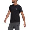 adidas Футболки Мужские Черные С Круглым Вырезом Умеренный Прямой Крой GK9436