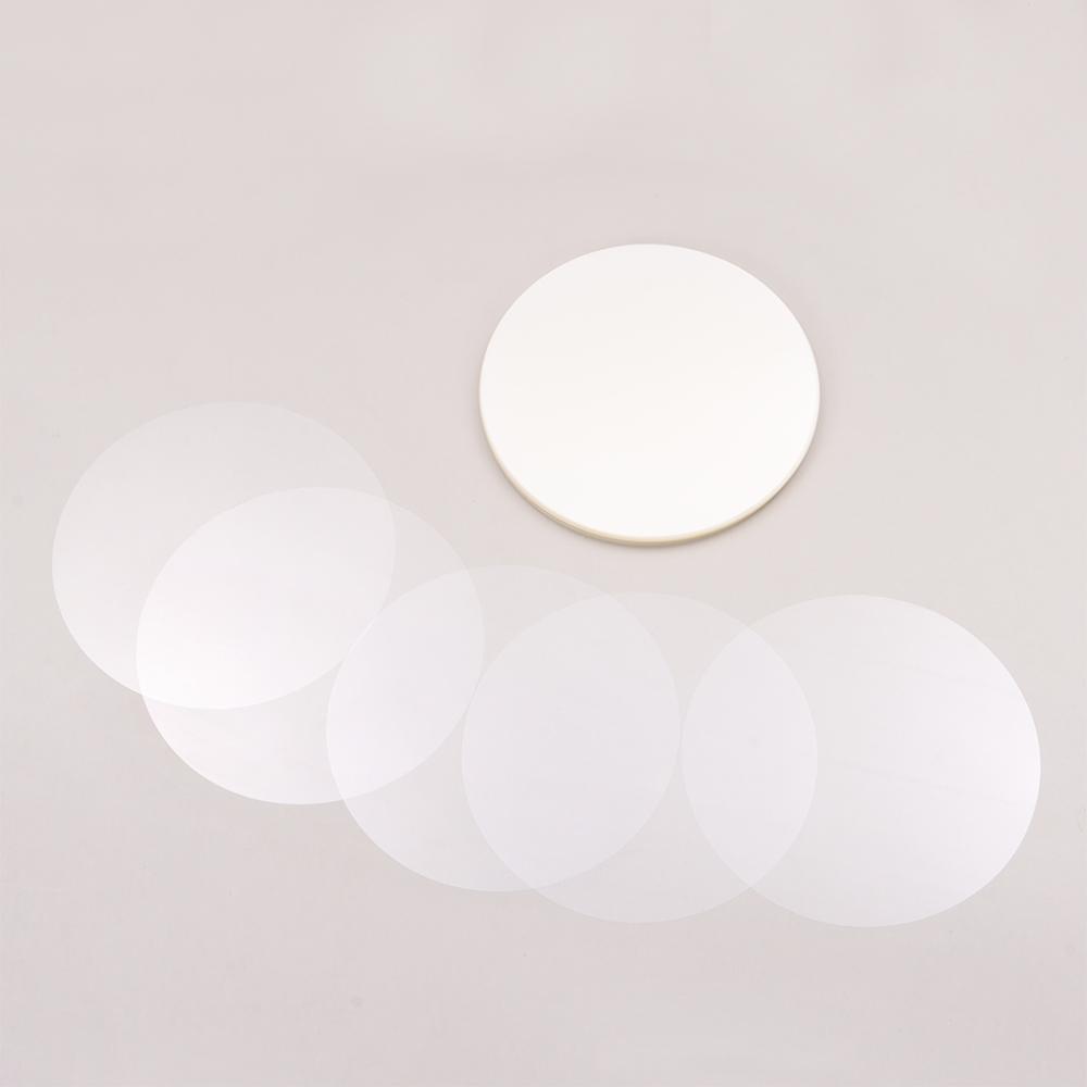 Plastic Button Round Polyester Film 75MM Plastic Film Button Parts Plastic Cover Film Handicraft Supplies