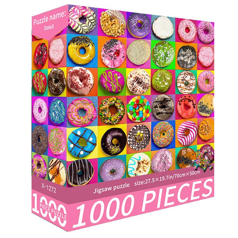 1000-Piece Cute Challenging Educational Jigsaw Puzzle for Adults - Stress Relief Birthday Gift for Her