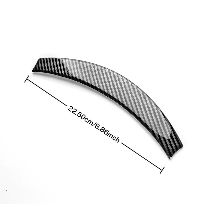 For Tesla Model 3 Highland 2024 ABS Matte Bright Carbon Fiber Trim New Model 3 Steering Wheel Frame Cover Interior Accessories